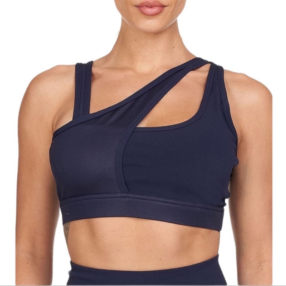 Laundry by Shelli Segal Crossover Removable Strap Sports Bra (XL)